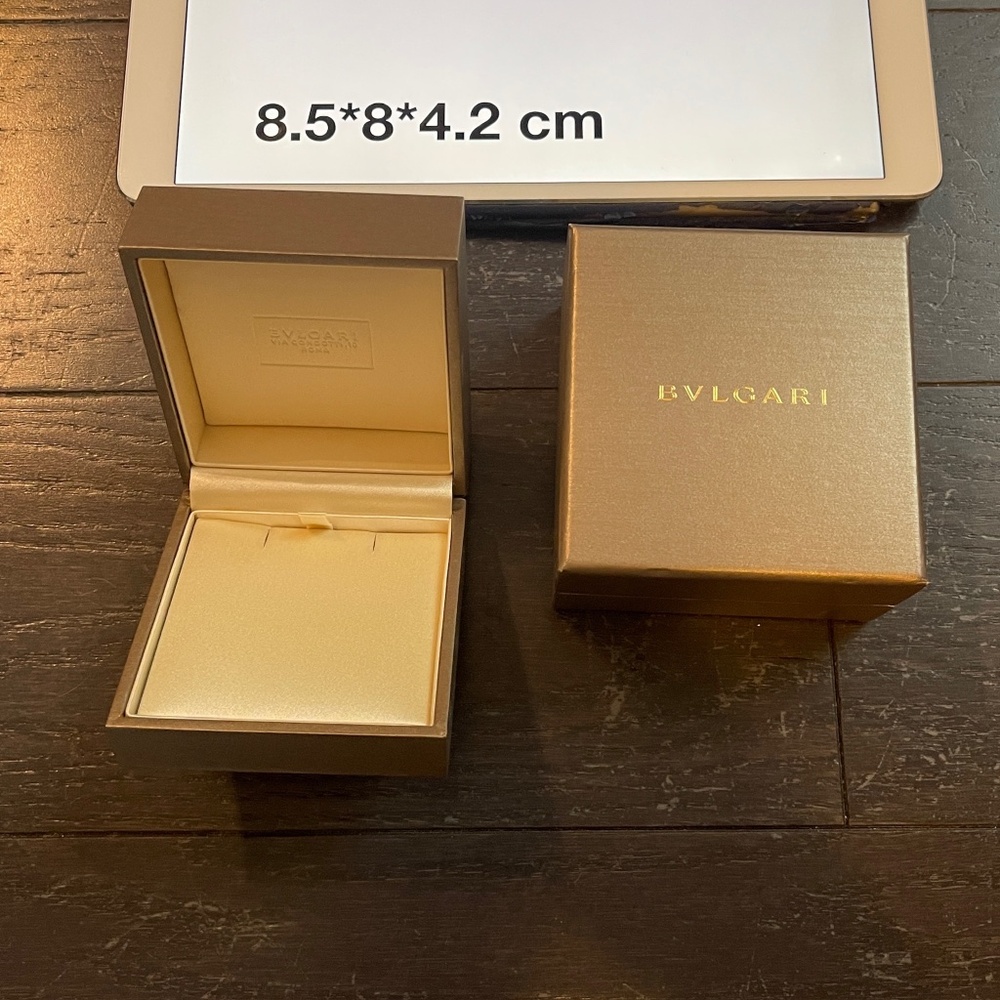 Bvlgari Genuine Necklace jewelry Strage Box empty Case storage box+outer box